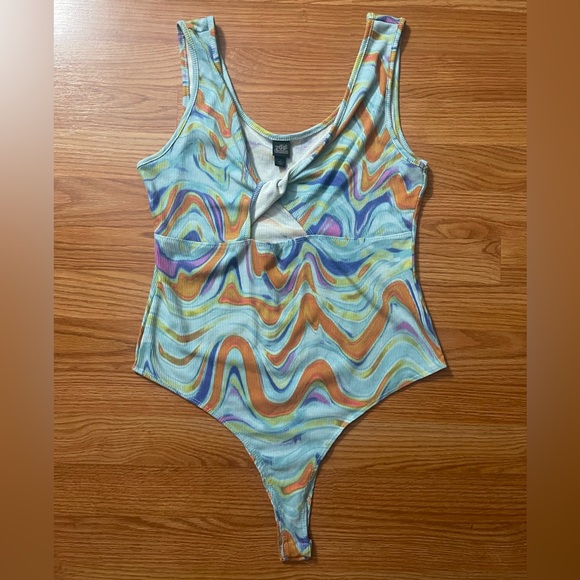 wild fable Tops - wild fable Swirl-Print One-Piece
